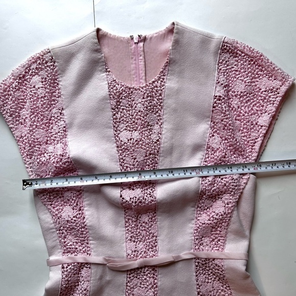 GIAMBATTISTA VALLI Lace Pattern Mini Dress light pink - Picture 6 of 10